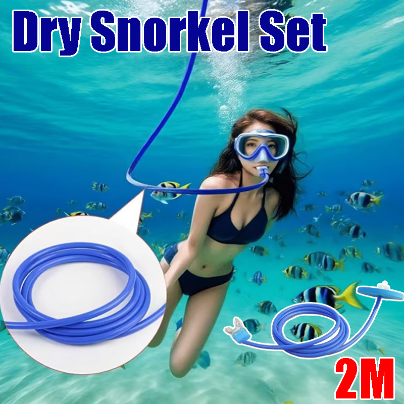 Snorkel Dry Top - Máscara de Snorkel Profesional de Cara