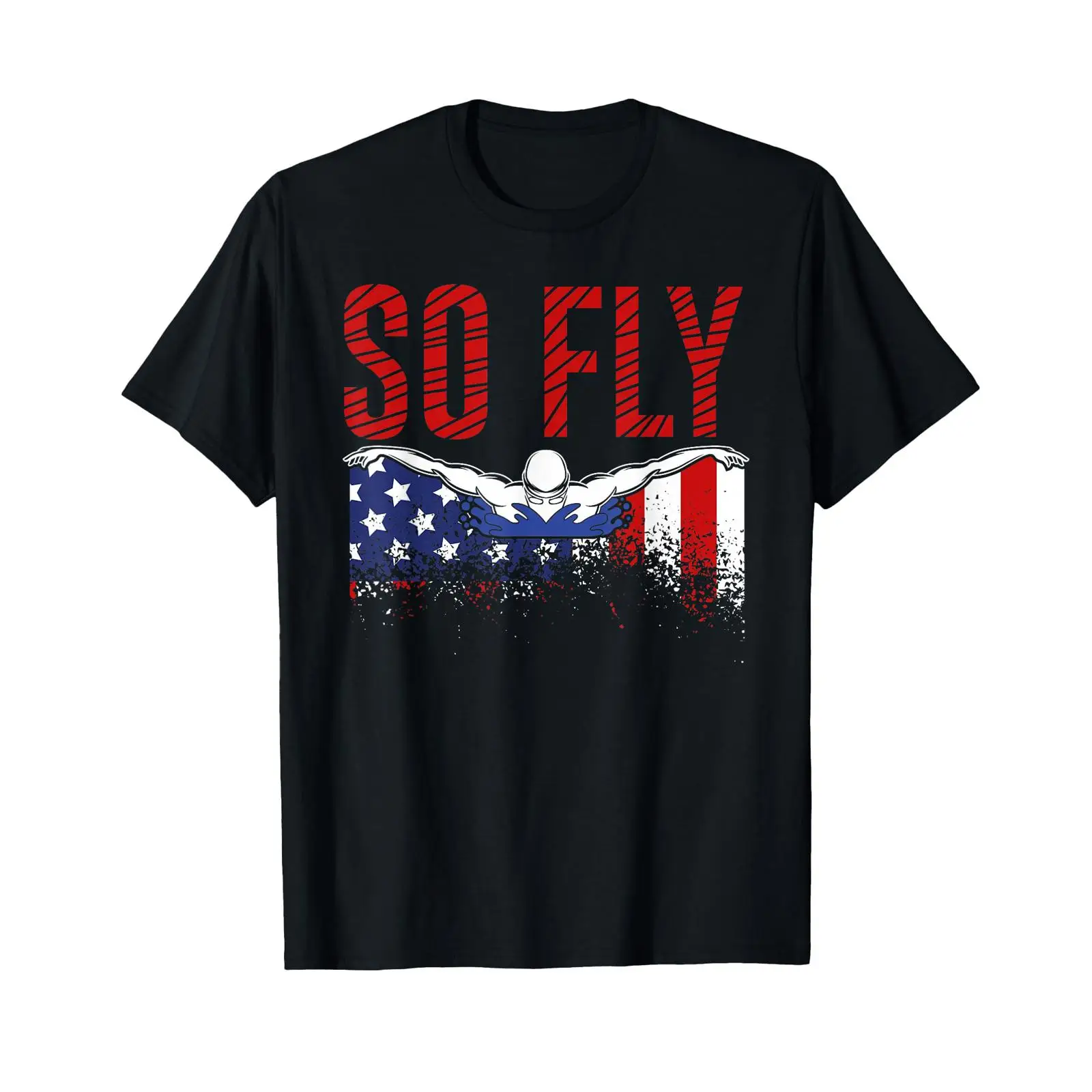 Aquatic Sports Swimming - Camiseta Deportiva de Natación So Fly