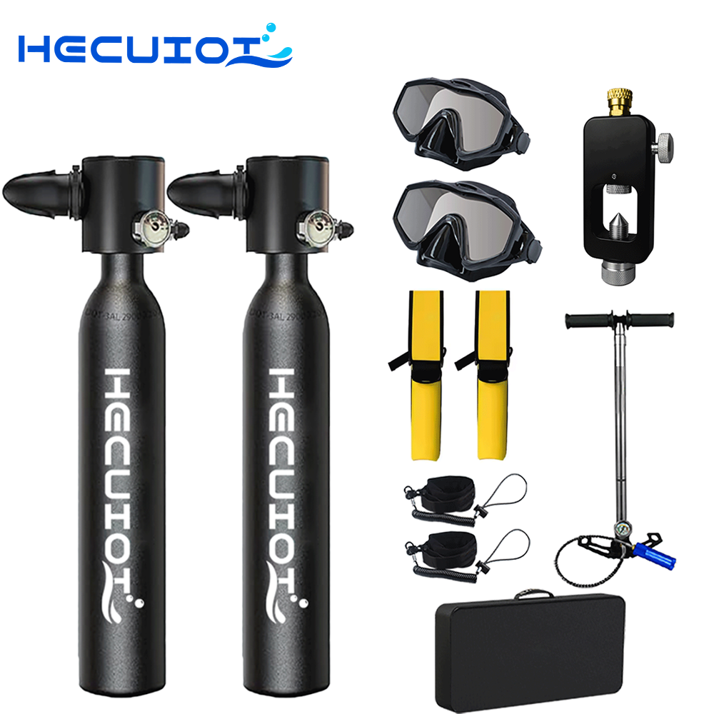 Snorkel Dry Top - HECUIOI Mini tanque de buceo equipo