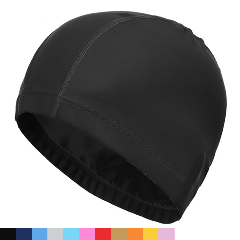 Aquatic Sports Cap - Gorro de natación de tela PU