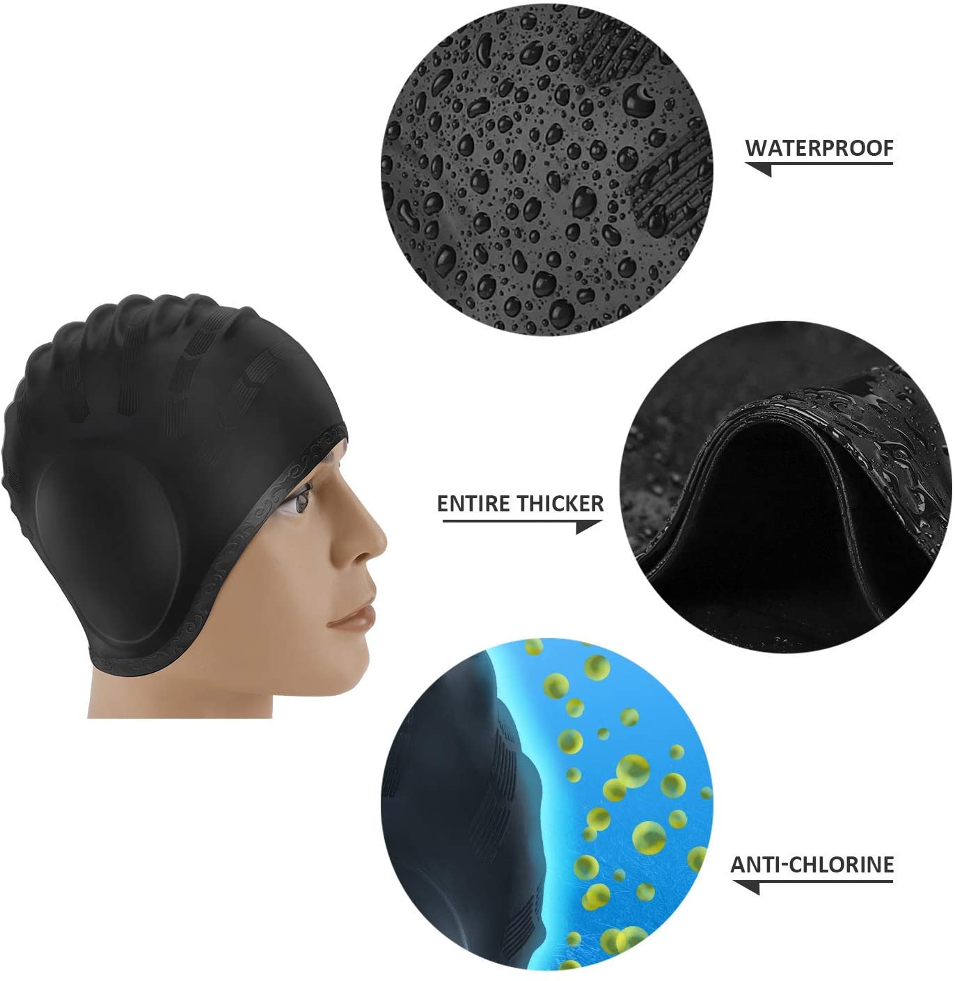 Gorros de natación para adulto - Aquatic Sports Cap reseña y precio