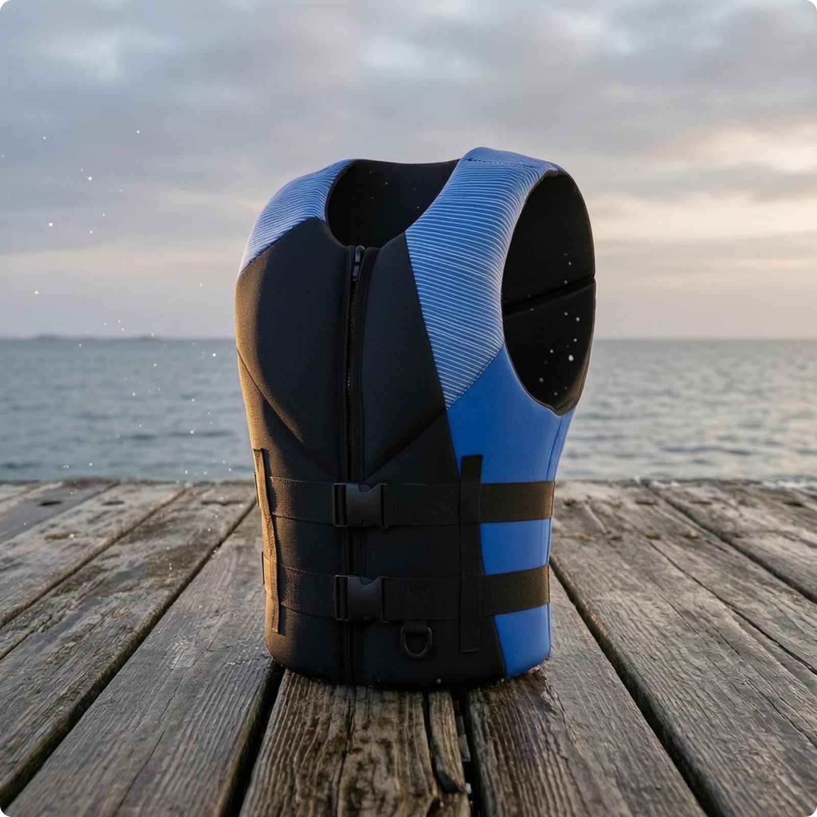 Chaleco de Flotación para Adul - Aquatic Sports Swimming reseña y precio