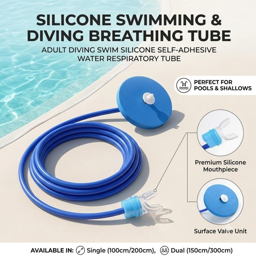 Tubo Respiratorio de Silicona  - Snorkel Dry Top reseña y precio