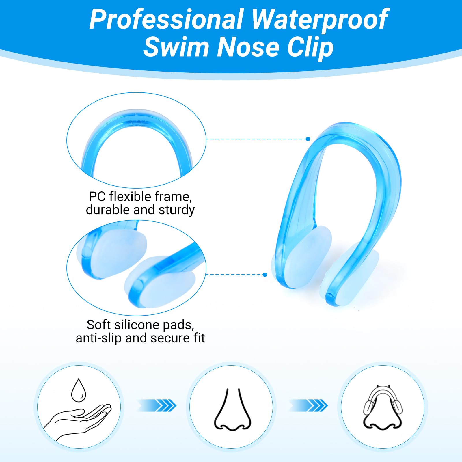 Clips Nasales de Silicona Impe - Aquatic Sports Swimming reseña y precio