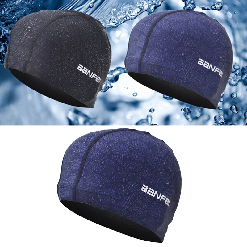 Fabric Swimming Cap Men Women  - Aquatic Sports Cap reseña y precio
