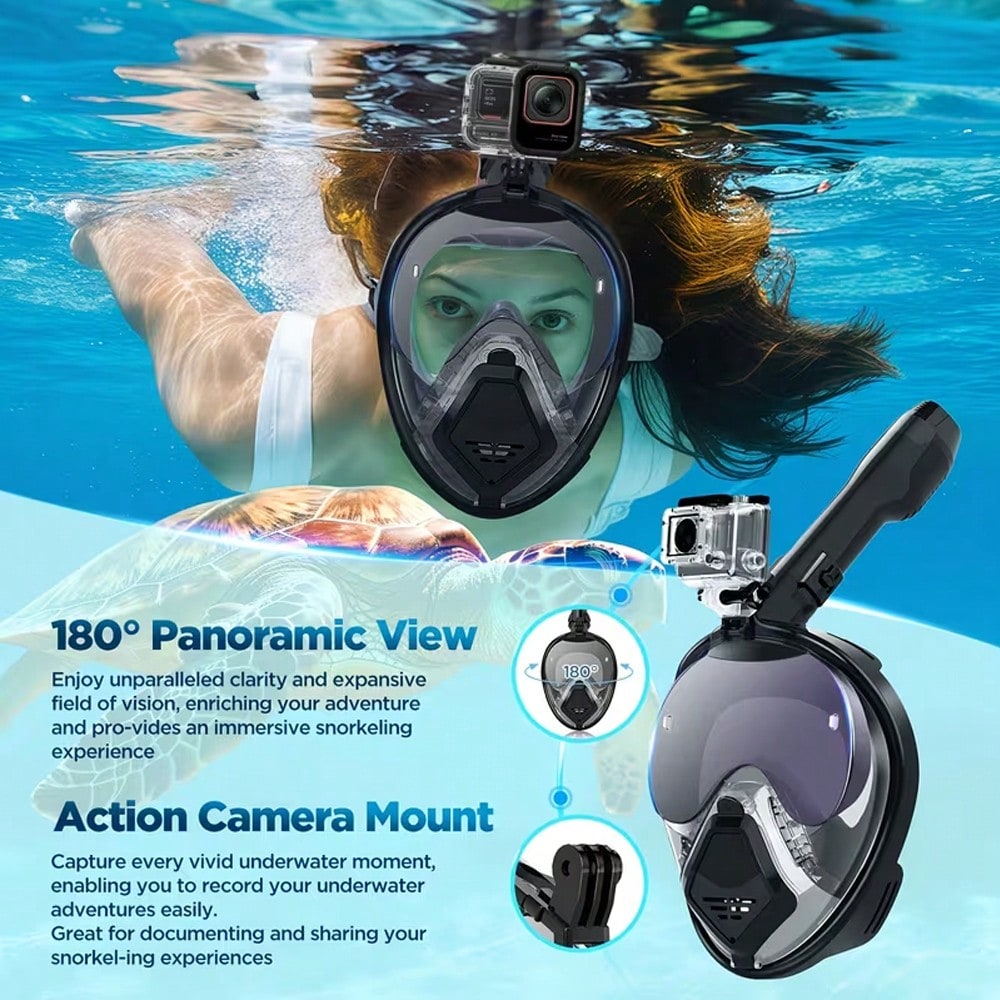 Máscara de Snorkel Completa De - Snorkel Dry Top reseña y precio